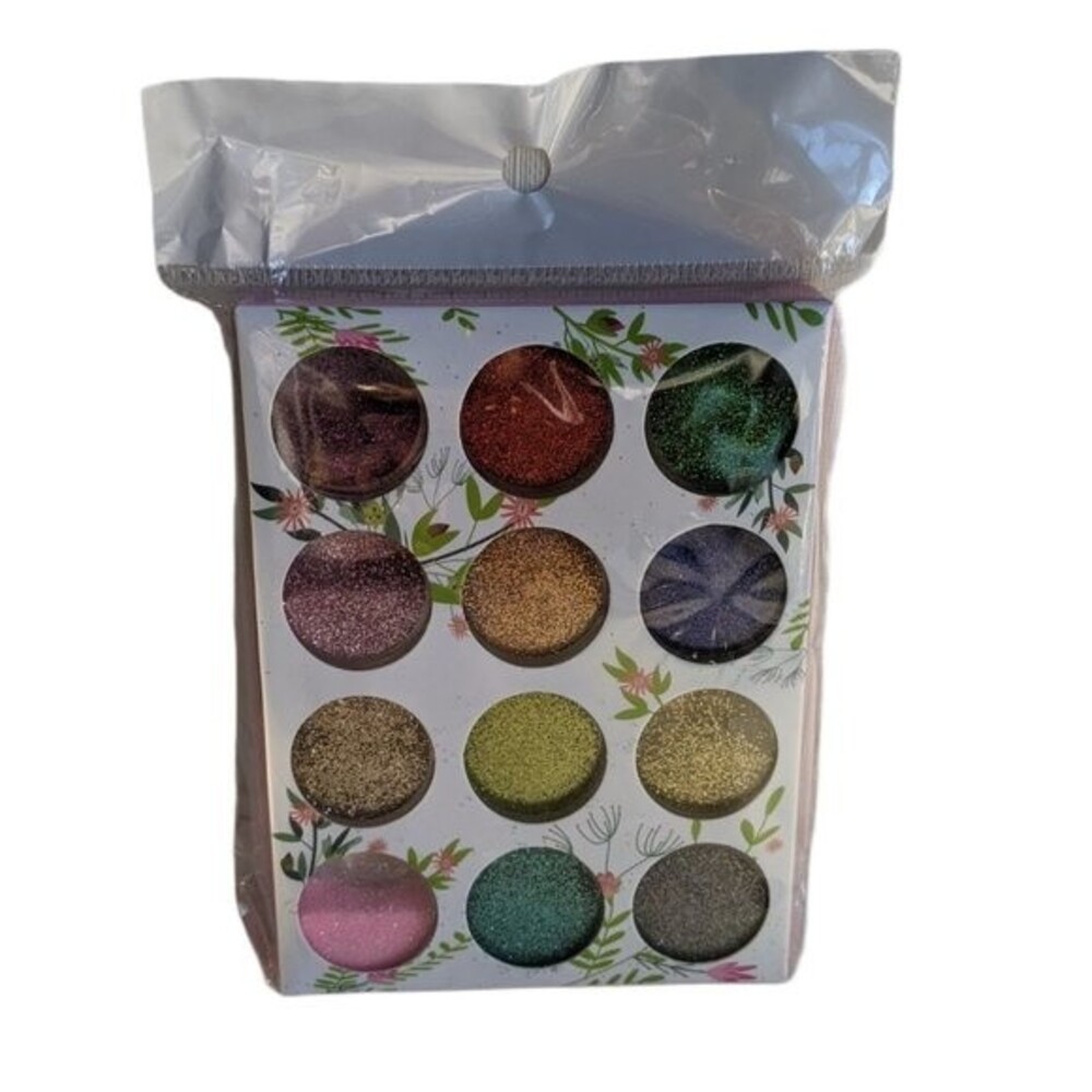 Manicure Glitter Nail Kit - 12 colors **NEW** Accent Colors Sparkle Art Create